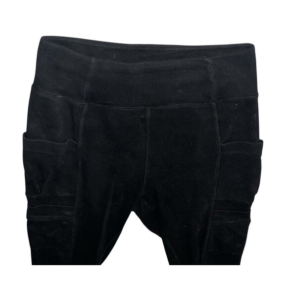 Halara Mid Rise High Waisted Cargo Harem Pants Mineral Sz Small Womens Black Poc - Picture 13 of 13